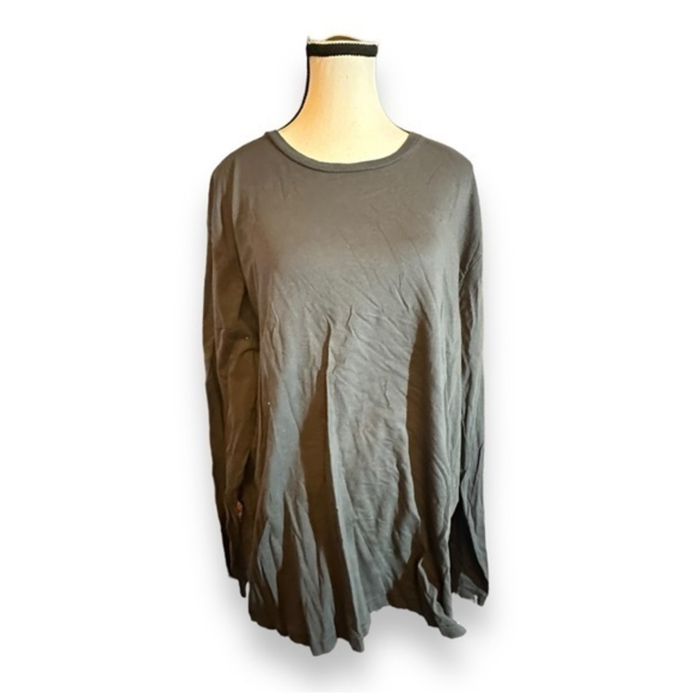 Women’s XXL Gap Grey Long Sleeve Tee Shirt 2X 2XL 18 20